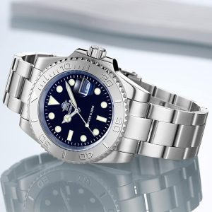 Addiesdive Yacht Master, 200M Homenaje a Rolex YM, Acero 100%