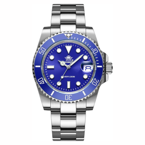 Addiesdive Submariner Azul, Cuarzo 200 MT