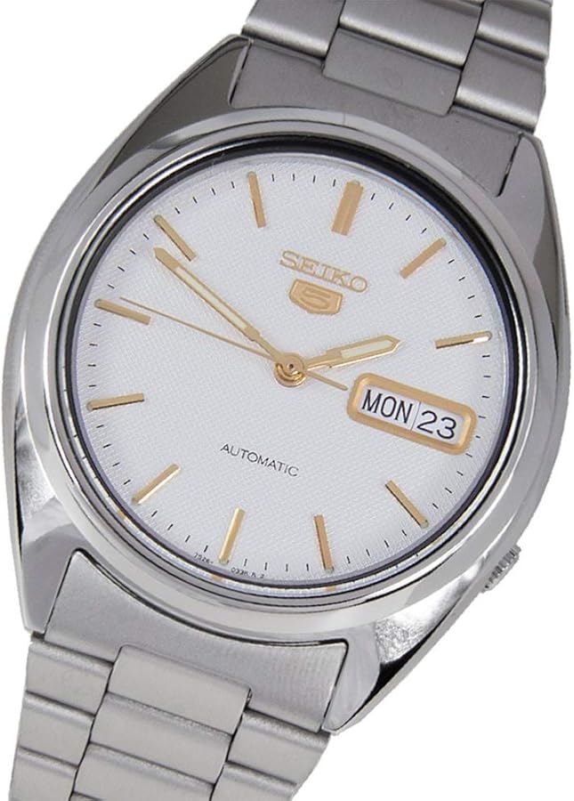Seiko 5 Classic Esfera Blanca. - Imagen 4