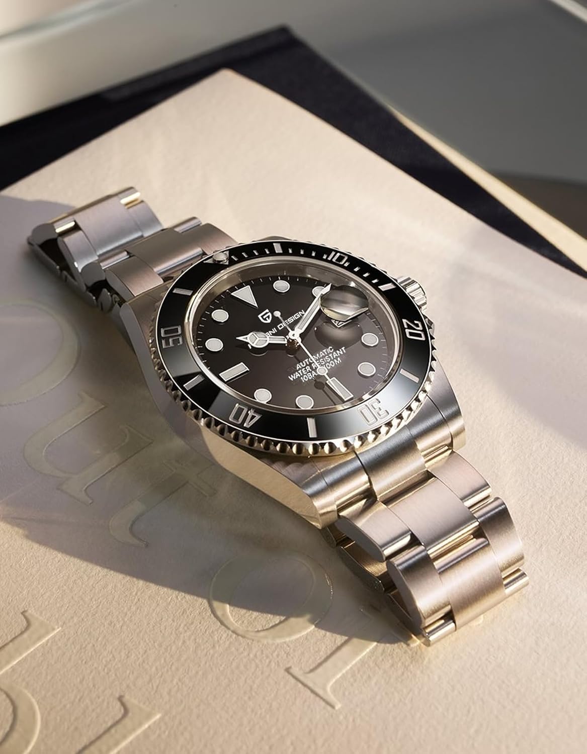 Pagani Design Submariner Negro, Automático - Imagen 2