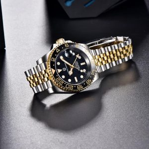 Pagani Design Automático GMT  Color Oro/Acero