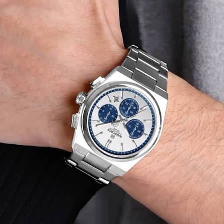 Reloj Naviforce Homenaje a Tissot PRX Cronografo. Cara blanca. - Imagen 2