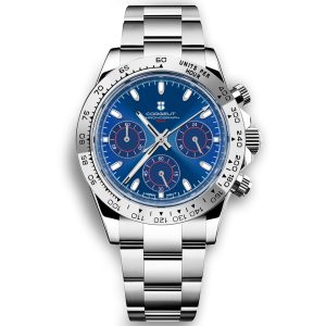 Reloj Cronógrafo Corgeut, movimiento japonés Seiko VK63, homenaje a Daytona